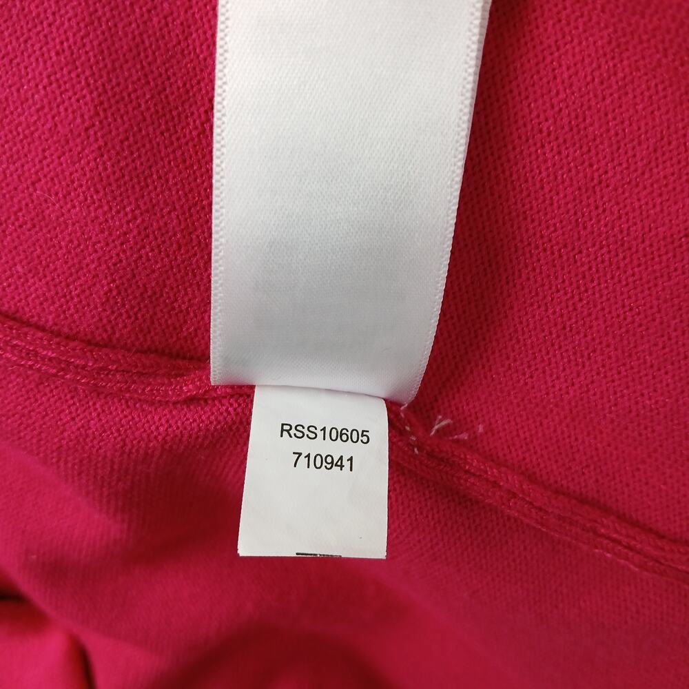 Rio & Rian New York Pink 2-Fer Layered-Look Blouse M long sleeve sweater chiffon - Picture 8 of 12